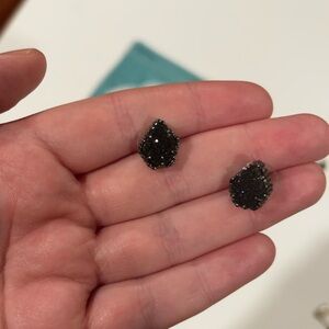 Kendra Scott Black Druzy Set